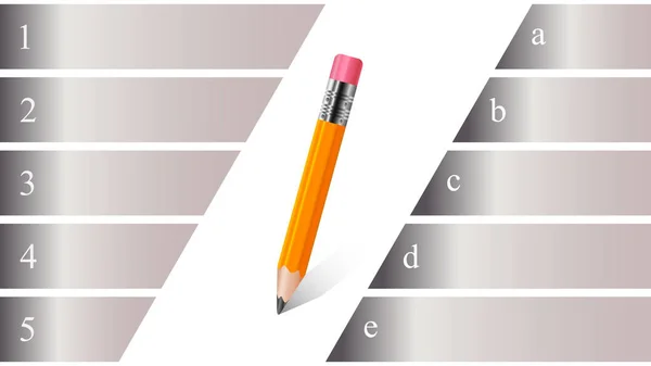 Modèle Vectoriel Infographique Vide Conception Vectorielle Infographique — Image vectorielle