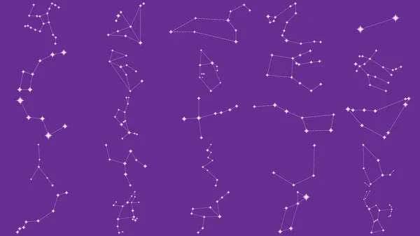 Takımyıldızları vektör tasarımını ayarlar