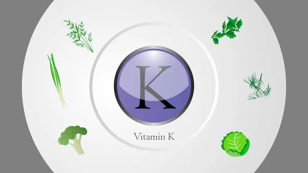 Vitamin Källor Vektor Illustration — Stock vektor