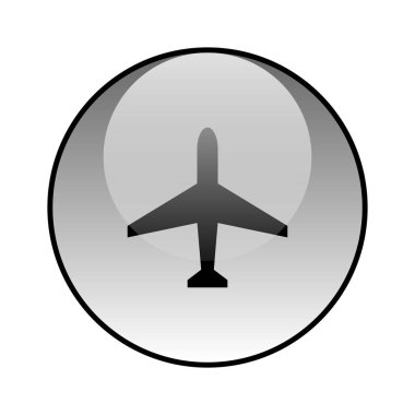 Düzlem cam simgesi vektör tasarımı