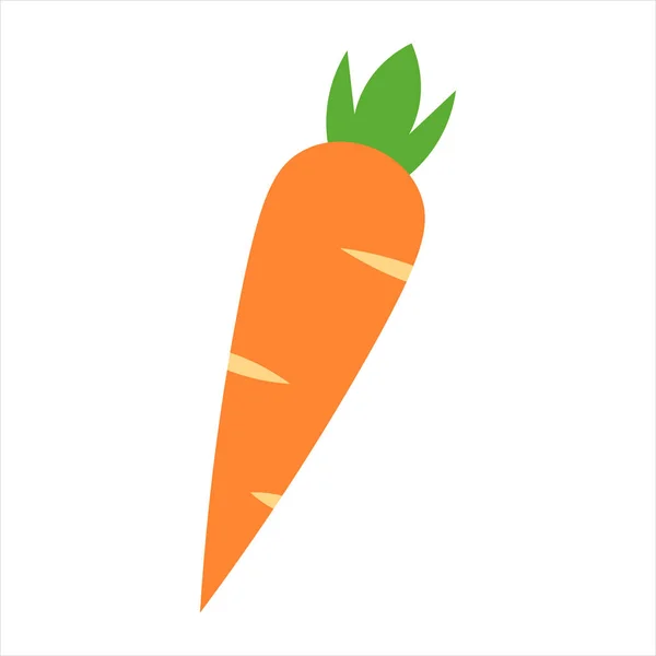 Foods Icons Vector Design Carrot Icon Vector Illustration — Stock Vector