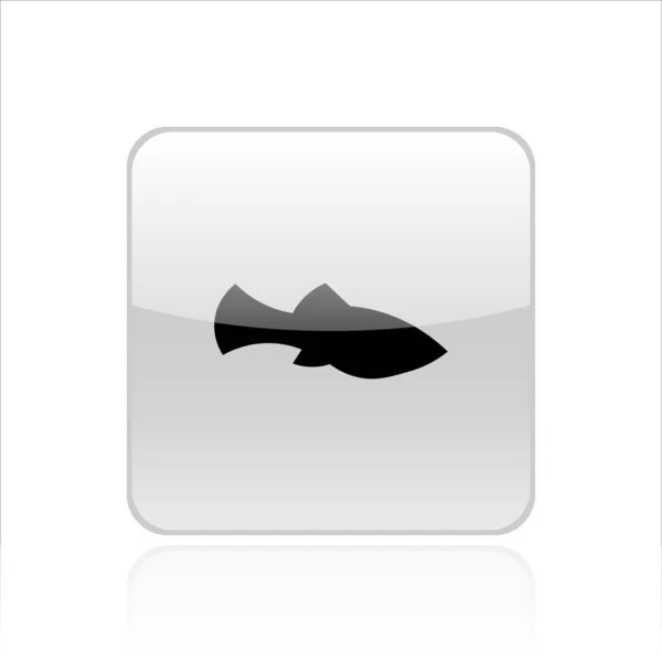 Fisch Icon Vektordesign Meerestiere — Stockvektor