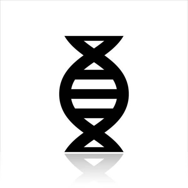 Desenho Vetorial Ícone Dna Logotipo Adn —  Vetores de Stock