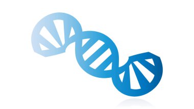 DNA ikon vektör tasarımı. DNA çerçevesi