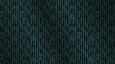 İkili kod arka plan vektör tasarımı. Yapay zeka