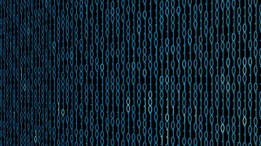 İkili kod soyut vektör çizimi