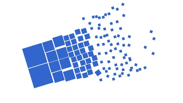 Abstracte Achtergrond Vector Van Blokkenverdeling — Stockvector