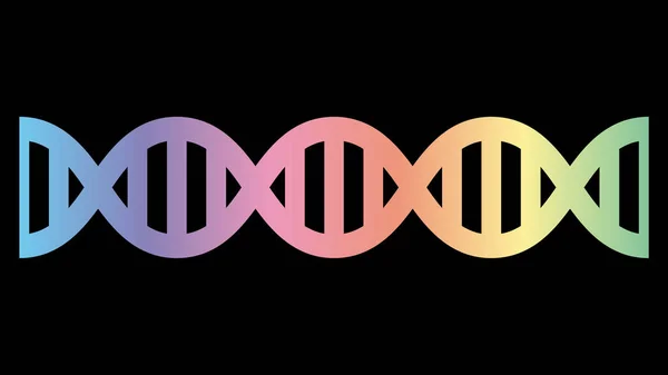 Desenho Vetorial Fundo Dna Contexto Científico —  Vetores de Stock