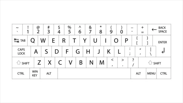 Tecla Função Tabulação Grande Número Layout Teclado imagem vetorial de  get4net© 545346890