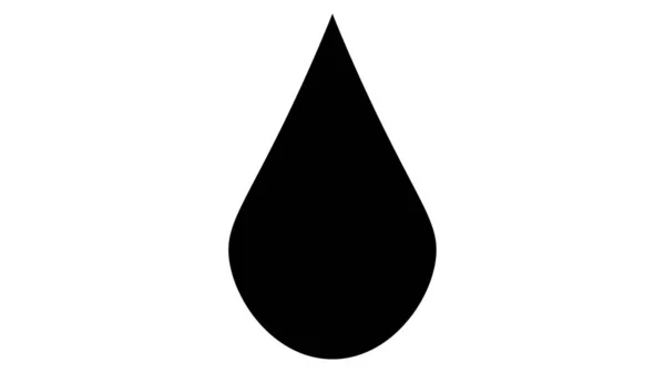 Waterdruppel Pictogram Vector Ontwerp Valpictogrammen Vector Regendruppel Vector — Stockvector