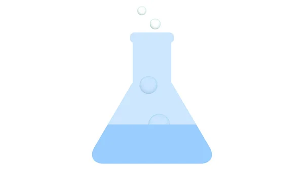 Flaschensymbol Vektor Design Ikonen Der Wissenschaft — Stockvektor