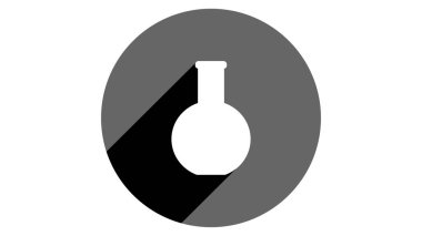 Matara ikonu. Düz simge vektör tasarımı. Gölgeli basit simgeler