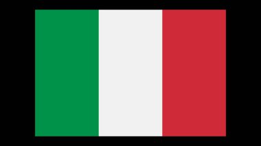 İtalya bayrağı, 2: 3 oranında. Geçerli İtalyan bayrağının temel tasarımı