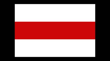 Beyaz Rusya 'nın ulusal bayrağı, 3: 2 oranında. Beyaz Rusya bayrağının temel tasarımı
