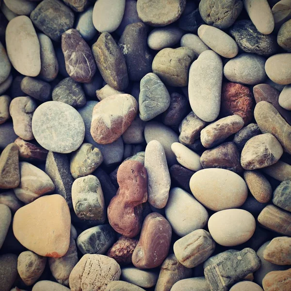 Beautiful Colorful Stones Sea Beach — Stock Photo, Image