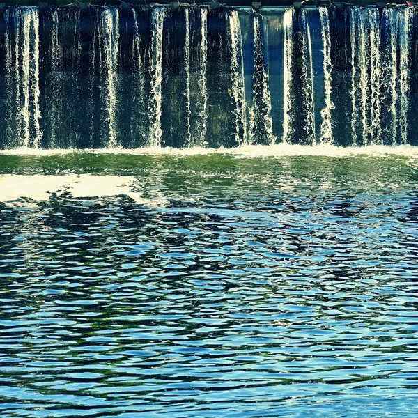 Zorra Río Agua Limpia Que Fluye Río — Foto de Stock