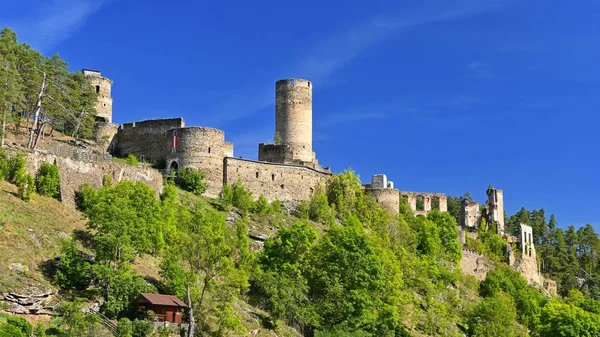 Bellissimo vecchio castello - rovine di Kollmitz nella Bassa Austria . — Foto Stock