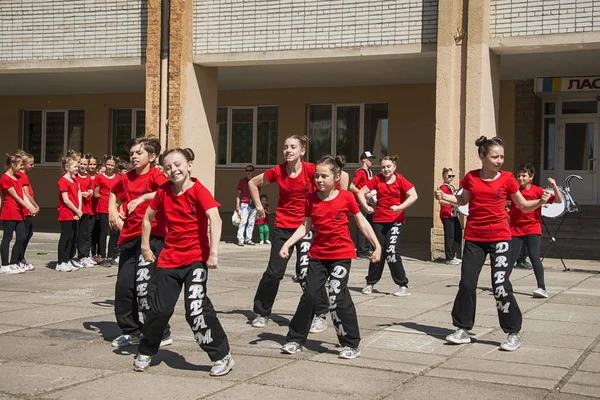 Lwów Ukraina Maja 2018 Uroczysty Imprez Okazji Dni Miasta Młodzi — Zdjęcie stockowe