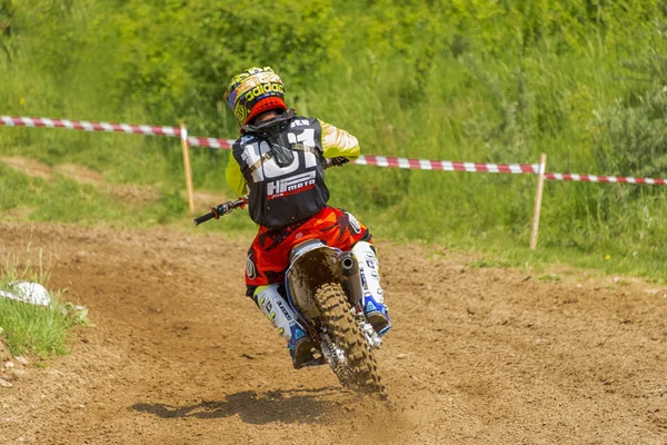 2014 Lviv Ukraine May 2018 Open Cup Lviv Motocross Track — 스톡 사진