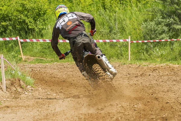 2014 Lviv Ukraine May 2018 Open Cup Lviv Motocross Track — 스톡 사진