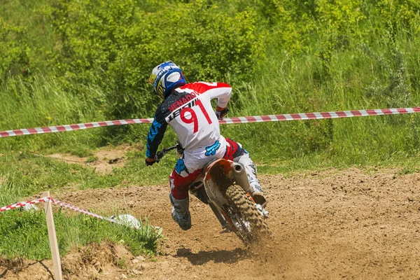 Lviv Ukraina Maj 2018 Open Cup Lviv Motocross Spår Mayorovka — Stockfoto