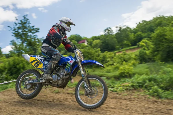 2014 Lviv Ukraine May 2018 Open Cup Lviv Motocross Track — 스톡 사진