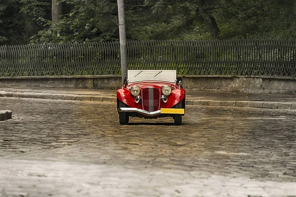 Old Retro Car Pavement — Stock Photo, Image