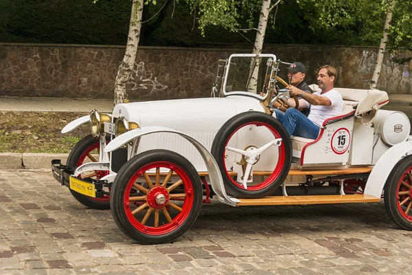 Lviv Ukraine Juni 2018 Alter Retro Car Buick Sein Besitzer — Stockfoto