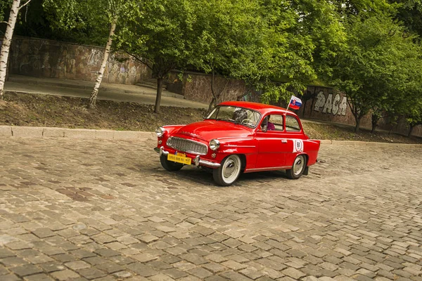 Lviv Ukraine June 2018 Old Retro Car Fso Syrena 104 — Stock Photo, Image
