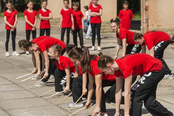 Lviv Ukraine Mai 2018 Célébrations Occasion Journée Ville Les Jeunes — Photo