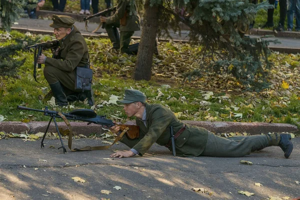 Lviv Ukrayna Oktober 2018 Askeri Tarihi Imar Ukrayna Isyancı Ordu — Stok fotoğraf