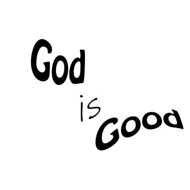 Hıristiyan inancı, baskı veya poster, kart, etiket, el ilanı veya T shirt olarak kullanmak için tipografi