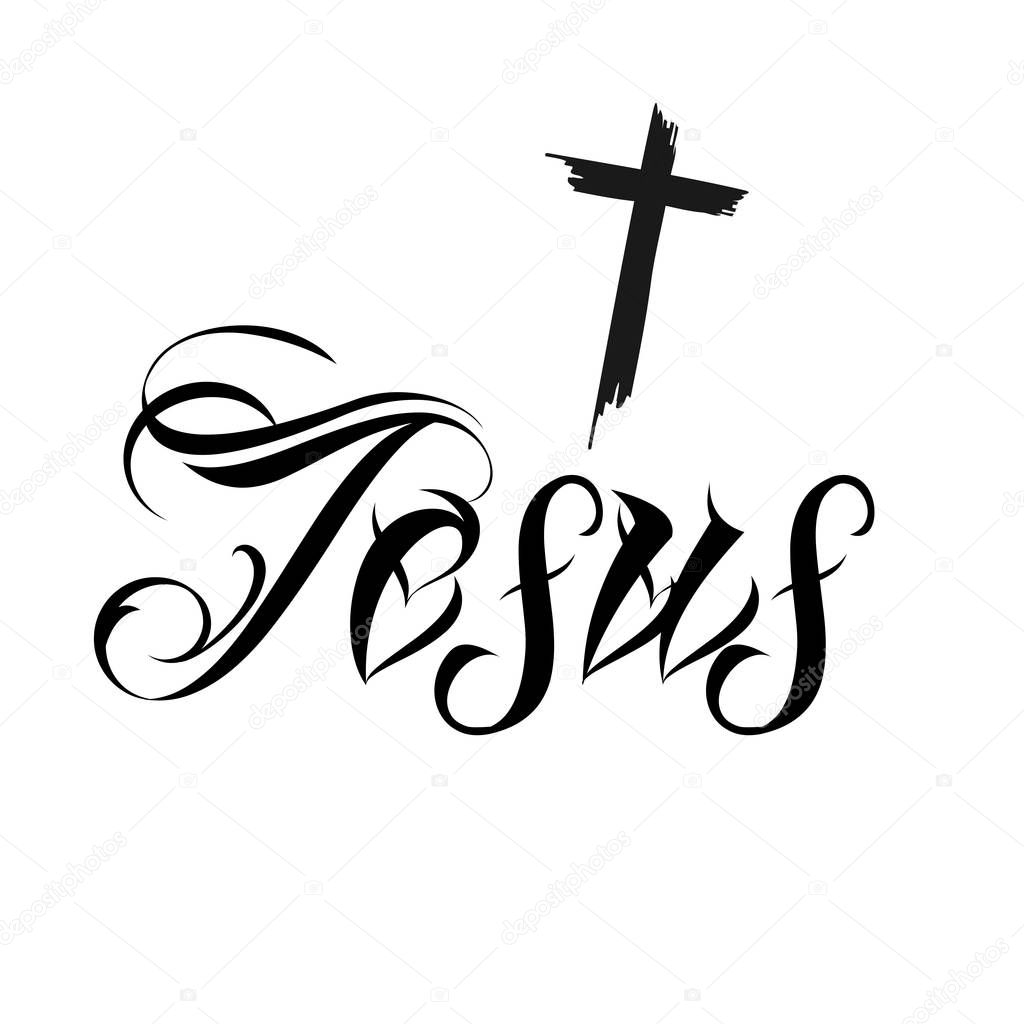 Christian faith, typography for print or use as poster, card,flyer or T shirt