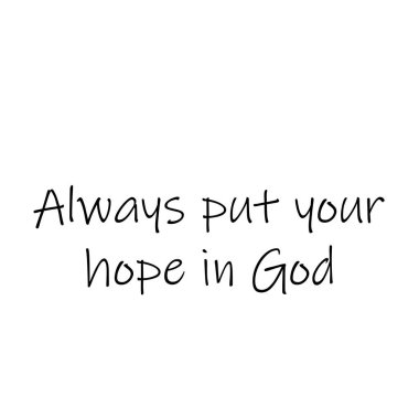 Hıristiyan inancı, baskı için tipografi veya poster, kart, el ilanı veya T shirt kullanın