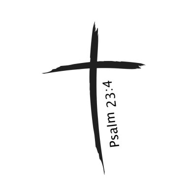 Hristiyan inancı, baskılar için tipografi ya da poster, kart, el ilanı ya da tişört olarak kullanım