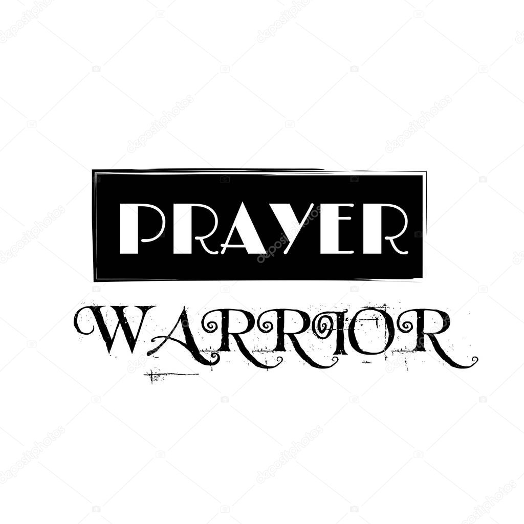 Christian faith, typography for print or use as poster, card, flyer or T shirt