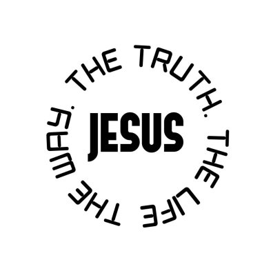 İsa, the way, the truth, the life, Christian Alote for print 