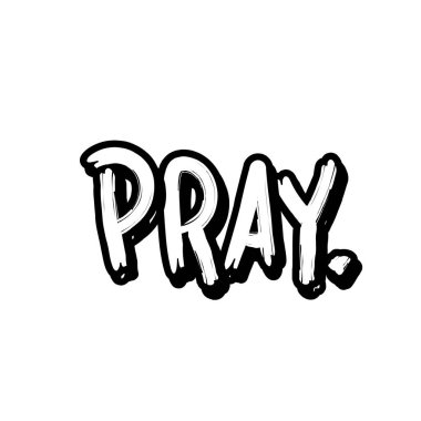 Hristiyan Alıntı Tasarımı - Dua Et