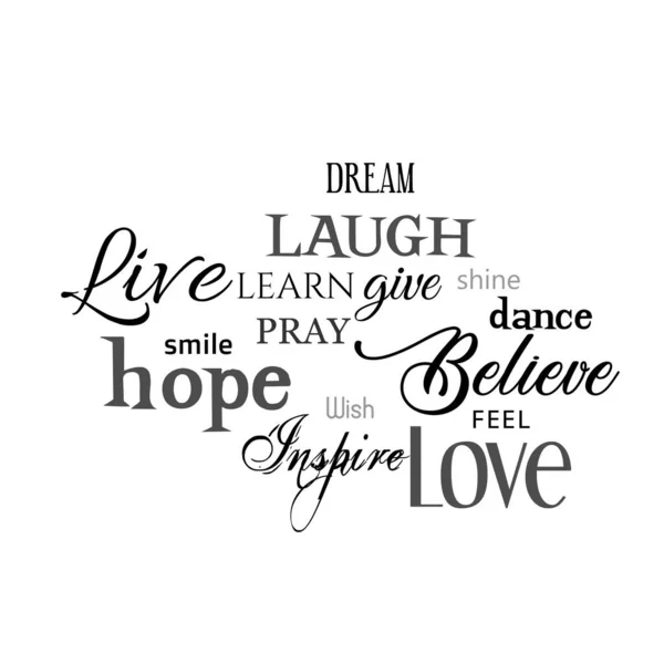 Baskı için Hıristiyan Alıntısı tasarımı 