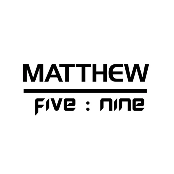 Mateus Frase Bíblica Projeto Citação Cristã Tipografia Para Impressão Uso —  Vetores de Stock