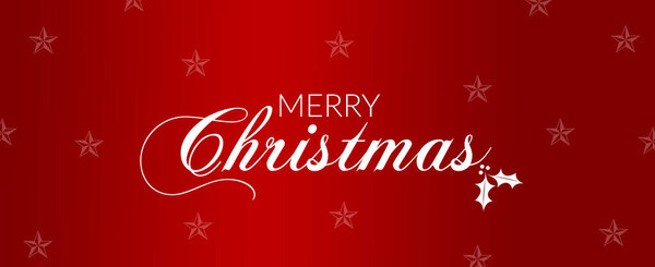Merry Christmas Background Design for print or used as poster, card, flyer or Banner