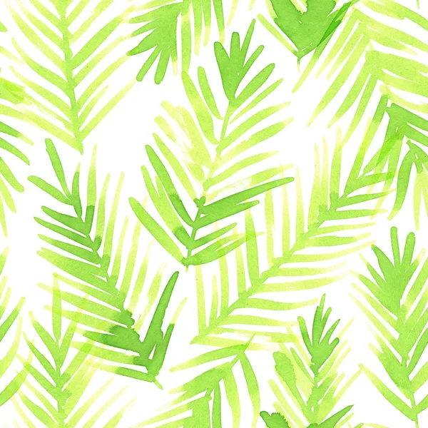 Tropical Hand Painted Watercolour Pattern Seamless Ornament Creative Design Posters — Stock Photo, Image