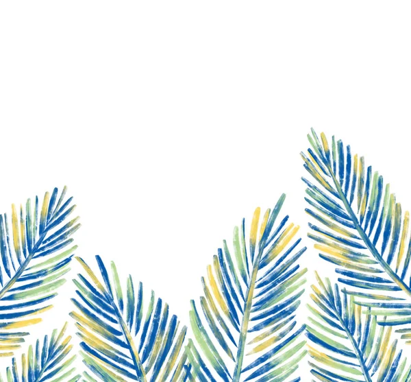 Ilustração Tropical Brilhante Bonita Para Design Criativo Cartazes Sites Cartões — Fotografia de Stock