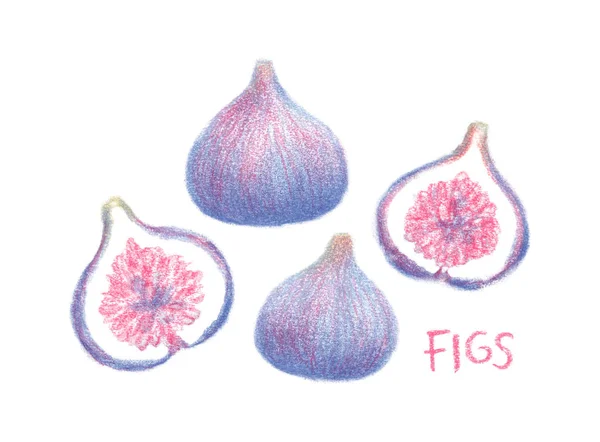 Handgezeichnete Pfirsiche Isoliert Auf Weißem Hintergrund Niedliche Und Schöne Illustration — Stockfoto