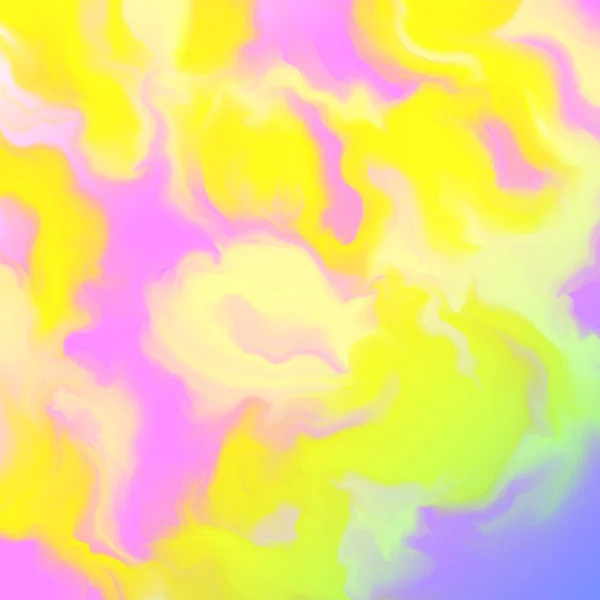 Σύγχρονος Πίνακας Όμορφα Πολύχρωμα Κύματα Χειροποίητη Εικόνα Για Δημιουργική Σχεδίαση — Φωτογραφία Αρχείου