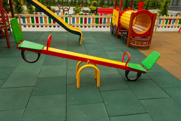 Beautiful Playground Residential Building — Stock Photo, Image