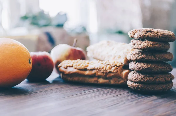 Eclairs y galletas — Foto de Stock