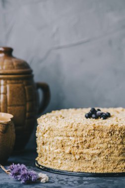 ev yapımı bal pasta