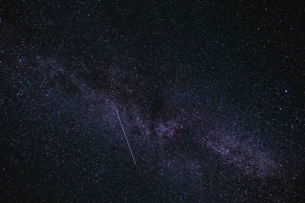 Voie Lactée Dans Ciel Étoilé Été — Photo