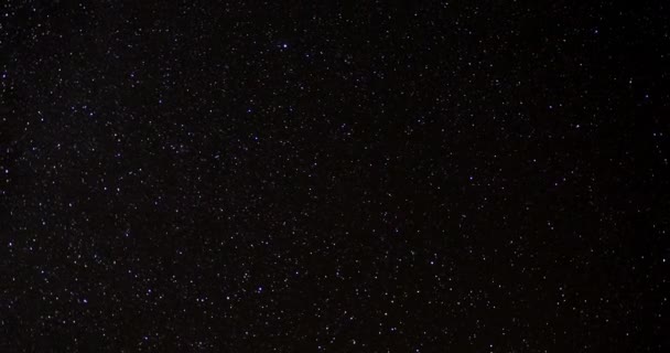 Timelapse Stars Night Sky — Stock Video